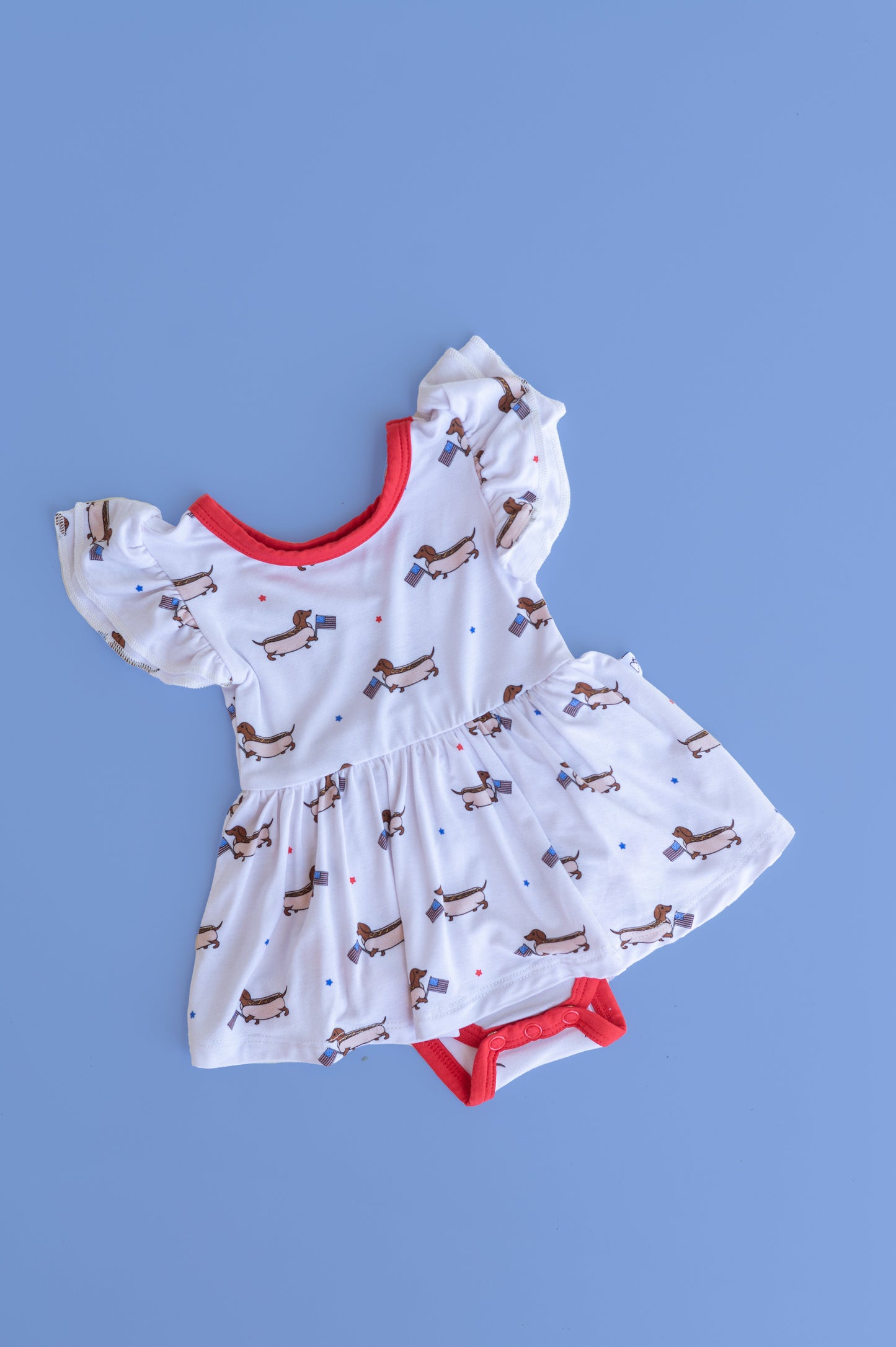 PRESTON'S AMERICAN PUPS DREAM BODYSUIT DRESS