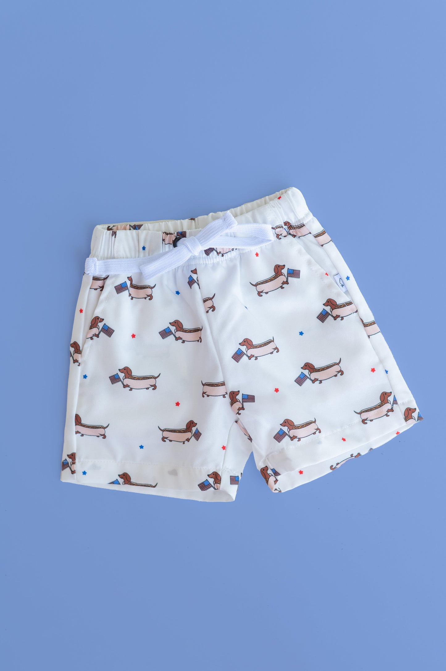 PRESTON'S AMERICAN PUPS DREAM SWIM TRUNKS