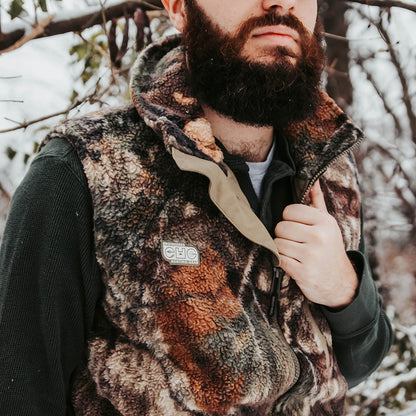 Wasatch Sherpa Mossy Oak Fleece Vest