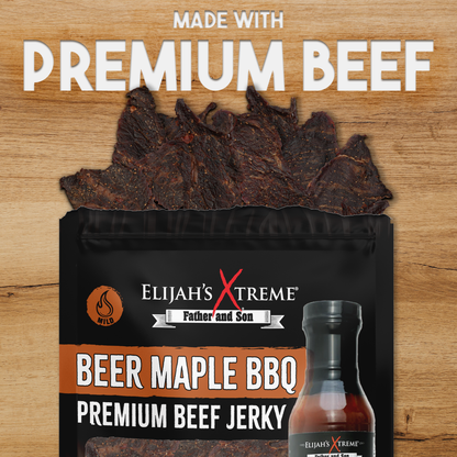 Beer Maple BBQ Beef Jerky