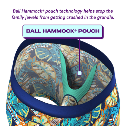 The Mahalo | Blue Tropical paradICE™ Cooling Ball Hammock® Underwear