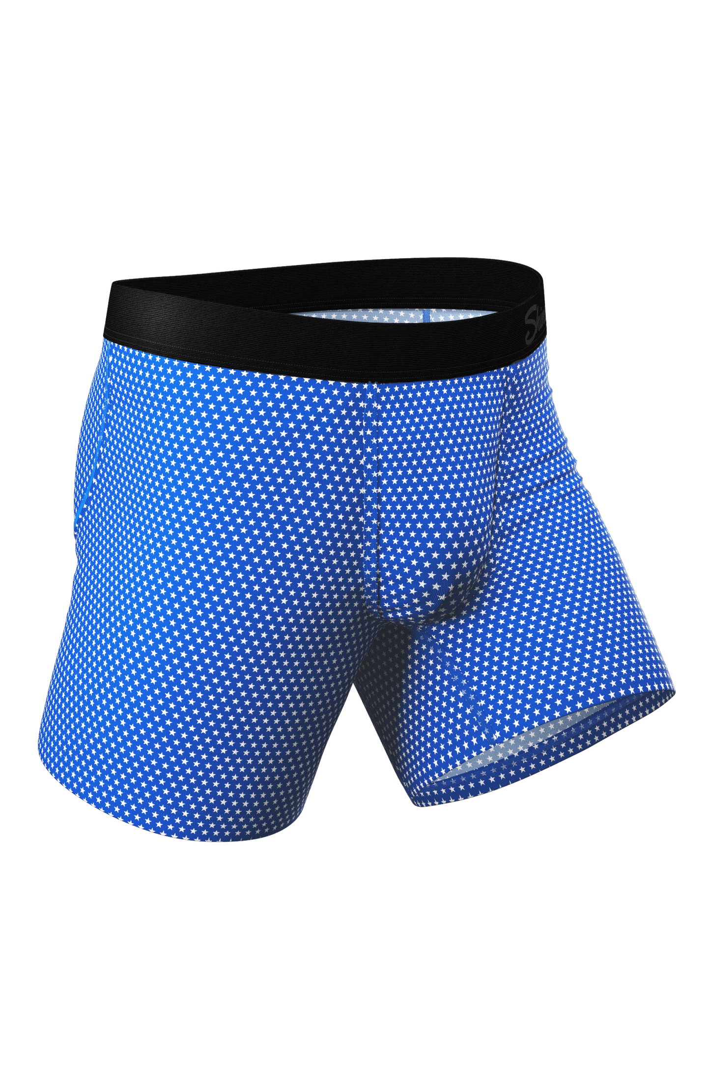 The Manhattan Man | Light Blue Stars Ball Hammock® Pouch Underwear