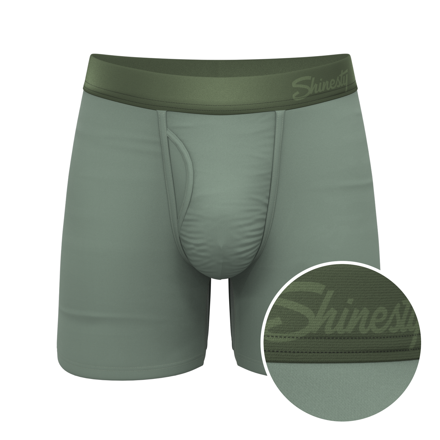 The Manzanilla | Olive Green Ball Hammock® Pouch Underwear With Fly