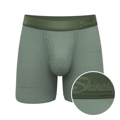 The Manzanilla | Olive Green Ball Hammock® Pouch Underwear With Fly