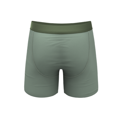 The Manzanilla | Olive Green Ball Hammock® Pouch Underwear With Fly