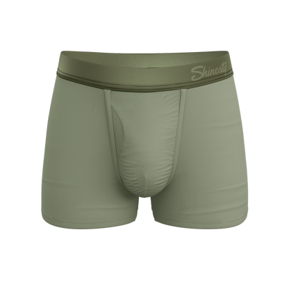 The Manzanilla | Olive Green Ball Hammock® Pouch Trunks Underwear