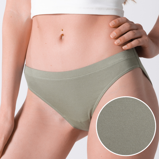 The Manzanilla | Olive Green Modal Bikini Underwear