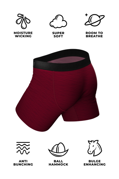 The Mars Landing | Red Space Dye Ball Hammock® Boxer Briefs