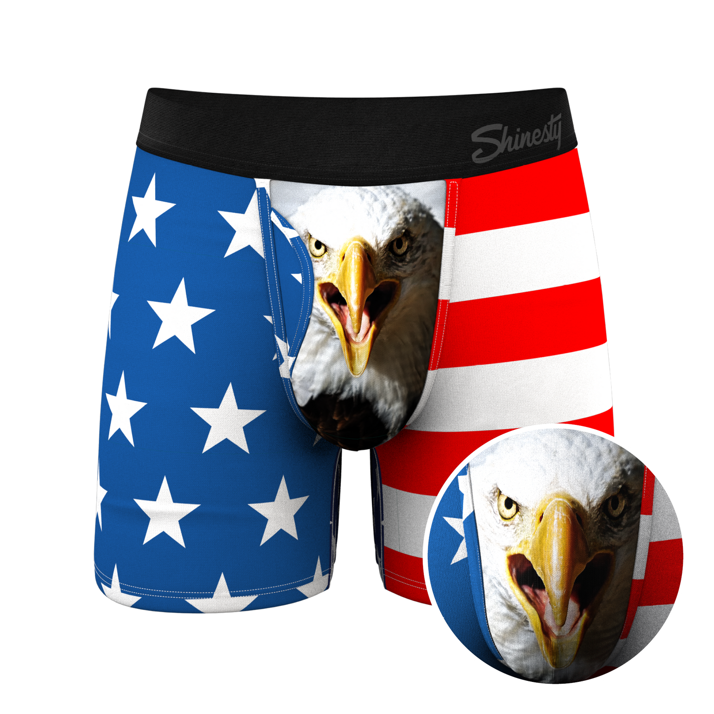 The Mascot | American Flag Ball Hammock® Pouch Underwear With Fly