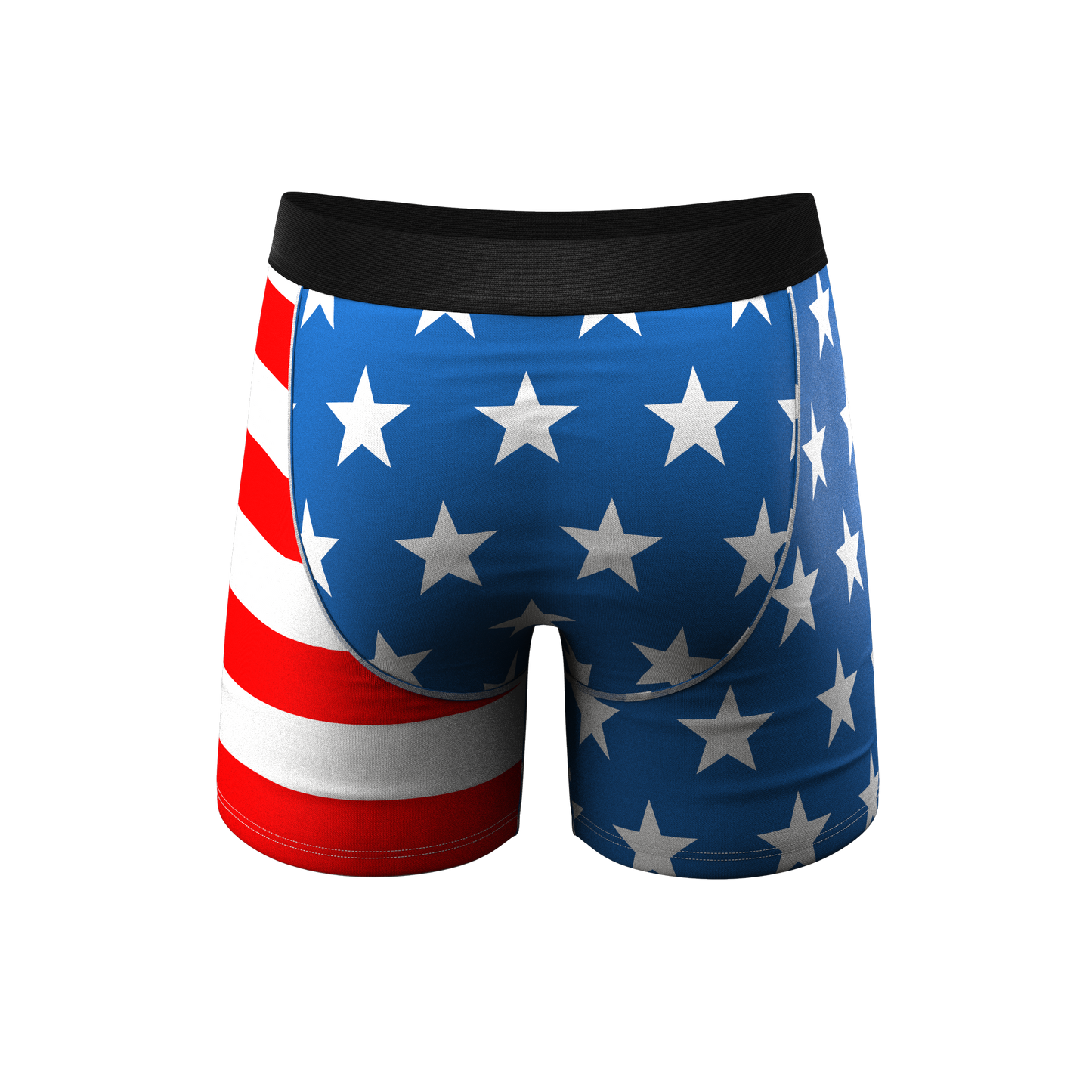 The Mascot | American Flag Ball Hammock® Pouch Underwear With Fly