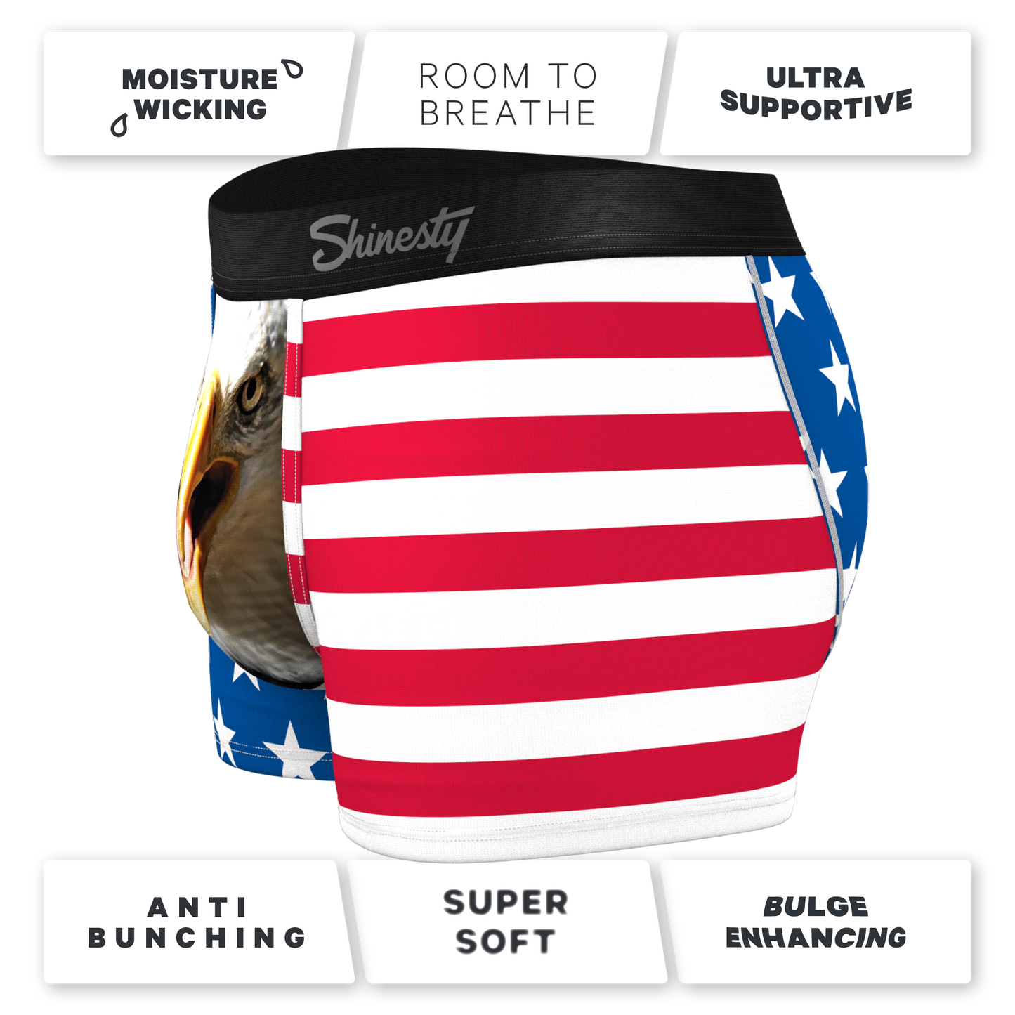 The Mascot | American Flag Ball Hammock® Pouch Trunks Underwear