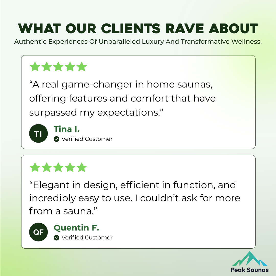 Peak Saunas Everest 2-Person Full Spectrum Infrared Sauna with XL Medical-Grade Red Light Therapy & Smart WiFi App Control