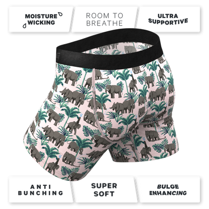 The Maximus | Tropical Elephant Ball Hammock® Pouch Underwear