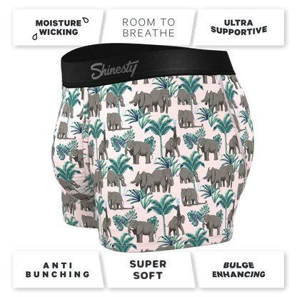 The Maximus | Tropical Elephant Ball Hammock® Pouch Trunks Underwear