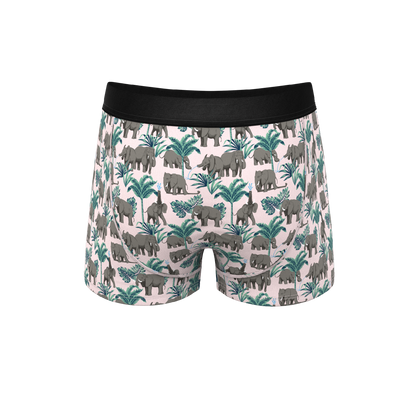 The Maximus | Tropical Elephant Ball Hammock® Pouch Trunks Underwear