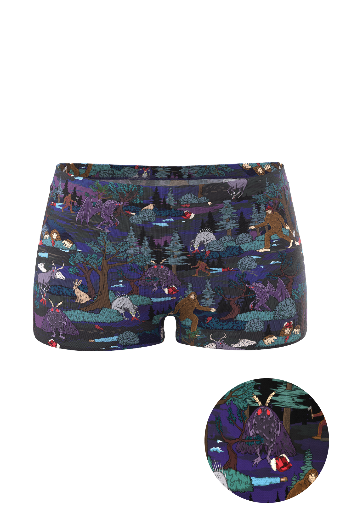 The Cryptids | Spooky Modal Boyshort Underwear