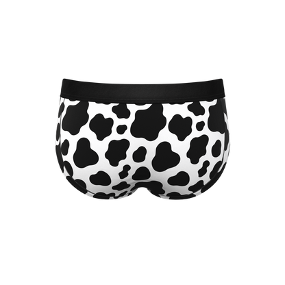 The Milk Me | Cow Print Ball Hammock® Pouch Underwear Briefs