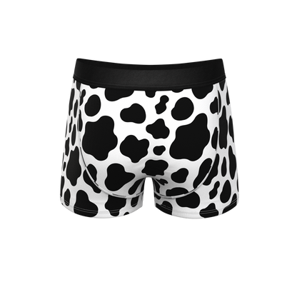 The Milk Me | Cow Print Ball Hammock® Pouch Trunk Underwear