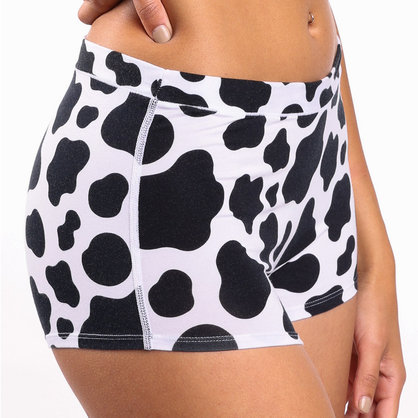 The Milk Me | Cow Print Modal Boyshort Underwear