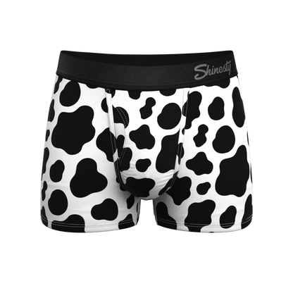 The Milk Me | Cow Print Ball Hammock® Pouch Trunk Underwear