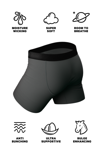 The Coal Miner | Dark Gray Ball Hammock® Pouch Underwear