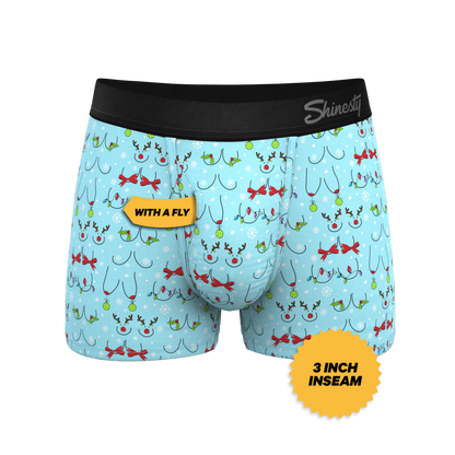 The Mistletits | Christmas Bust Ball Hammock® Pouch Trunks Underwear