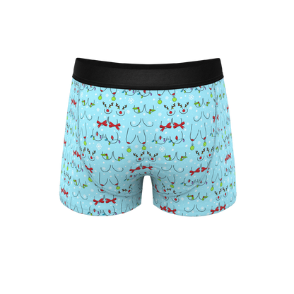 The Mistletits | Christmas Bust Ball Hammock® Pouch Trunks Underwear