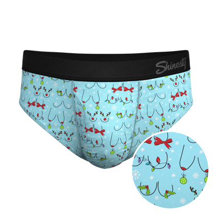 The Mistletits | Christmas Bust Ball Hammock® Pouch Underwear Briefs