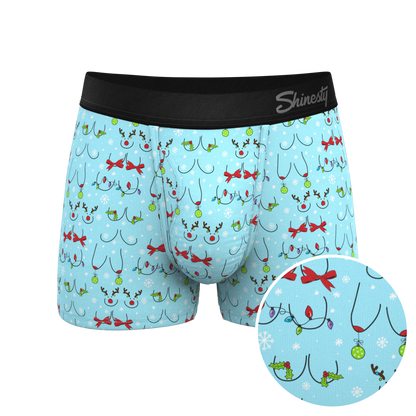 The Mistletits | Christmas Bust Ball Hammock® Pouch Trunks Underwear