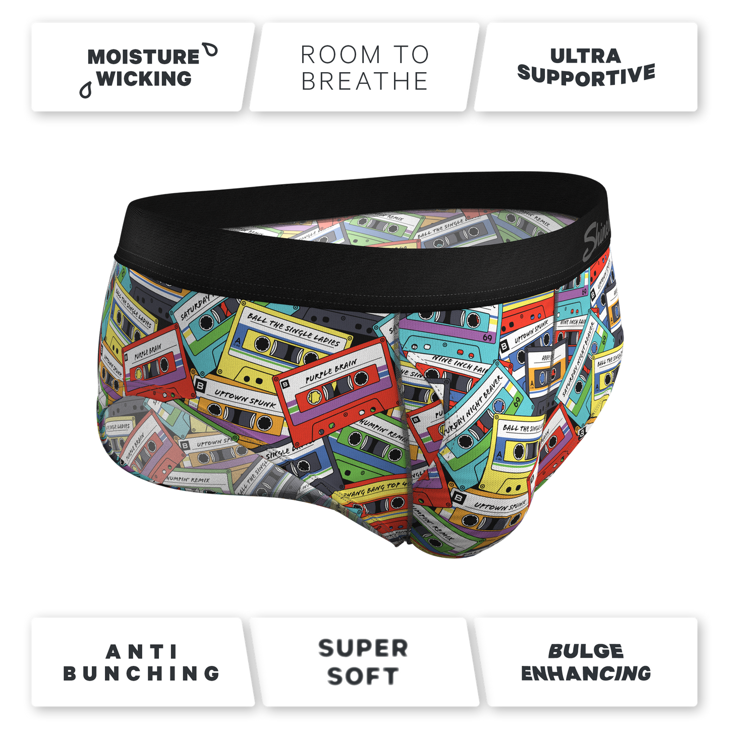 The Mixtape | Cassette Tapes Ball Hammock® Pouch Underwear Briefs