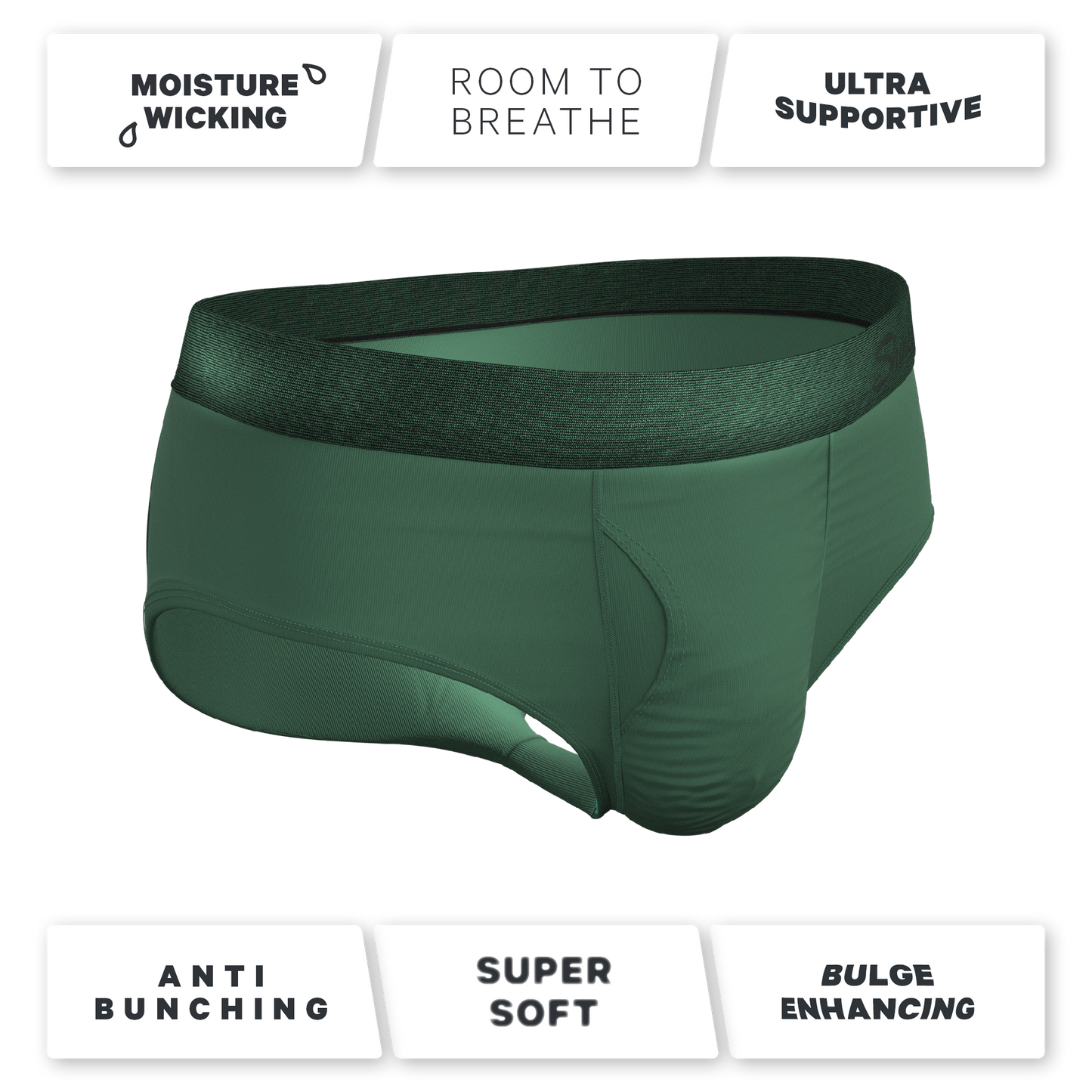 The Money Tree | Forrest Green Tonal Ball Hammock® Pouch Underwear Briefs