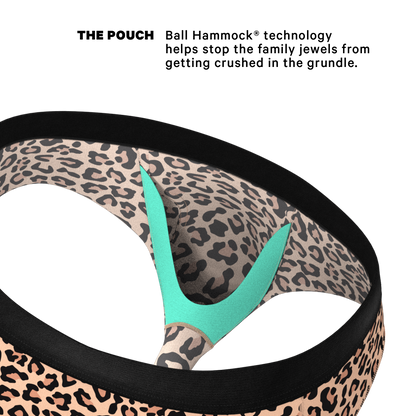 The Most Def | Leopard Print Ball Hammock® Pouch Underwear Briefs