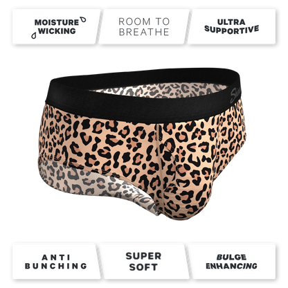 The Most Def | Leopard Print Ball Hammock® Pouch Underwear Briefs