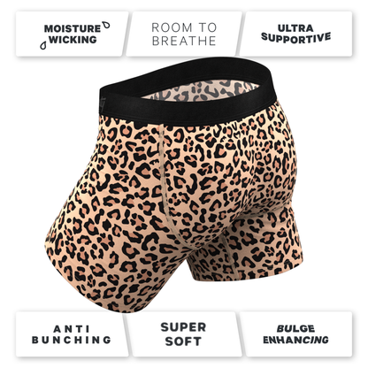 The Most Def | Leopard Print Ball Hammock® Pouch Underwear With Fly