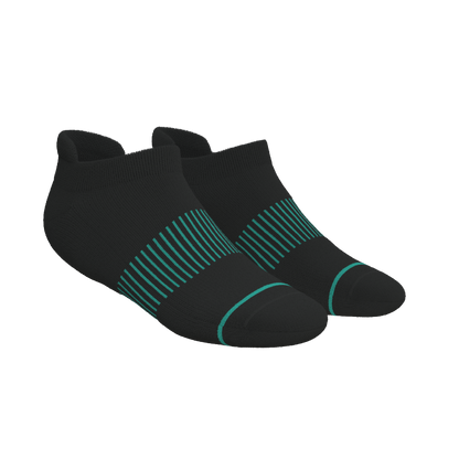 The Mostly Black | Heel Hammock™ Ankle Socks 3 Pack