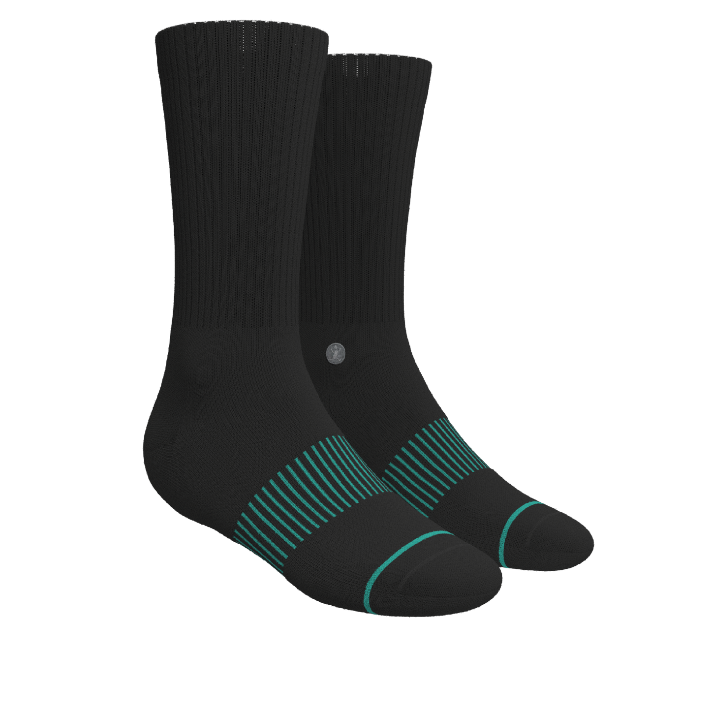 The Mostly Black | Heel Hammock™ Crew Socks 3 Pack