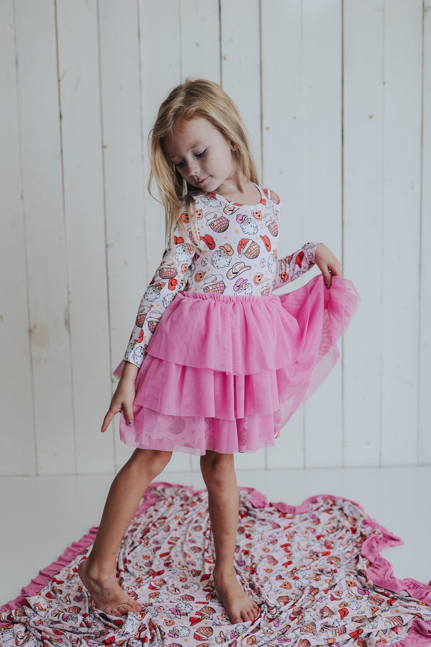 COWGIRL CLAUS DREAM TUTU DRESS