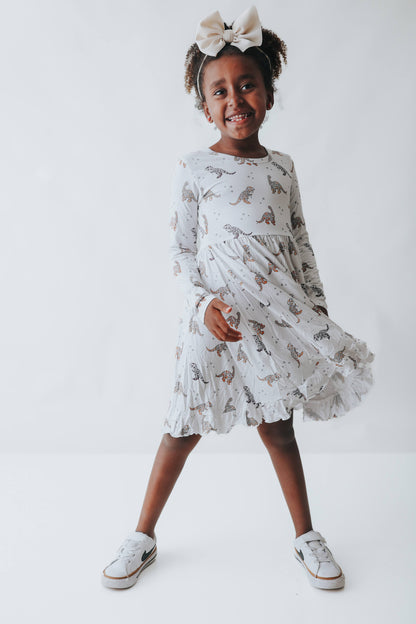 MUMMY DINOS DREAM RUFFLE DRESS