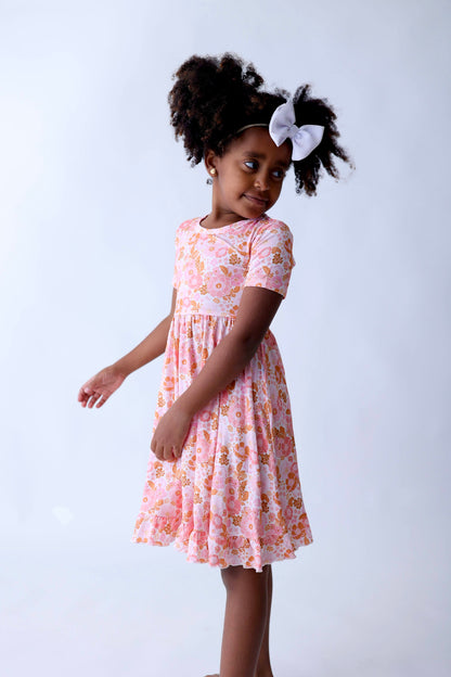 FLOWER CHILD DREAM RUFFLE DRESS