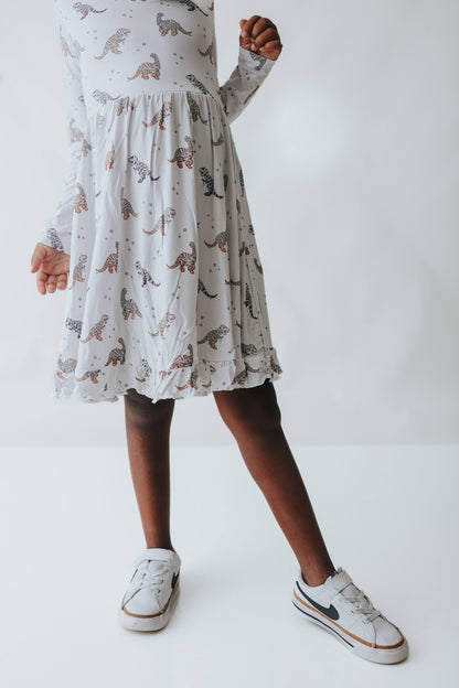 MUMMY DINOS DREAM RUFFLE DRESS