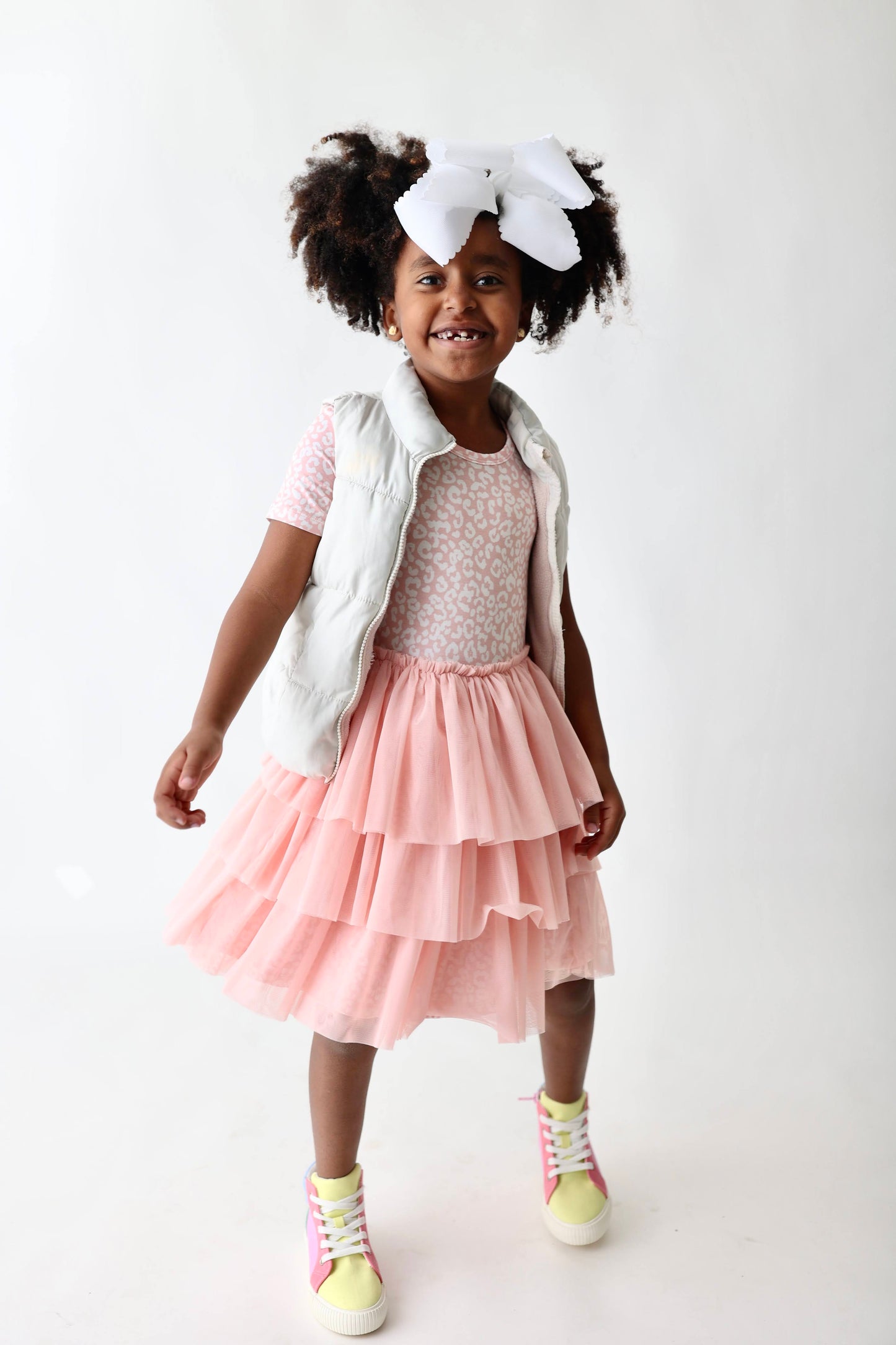 BLUSHING LEOPARD DREAM TUTU DRESS