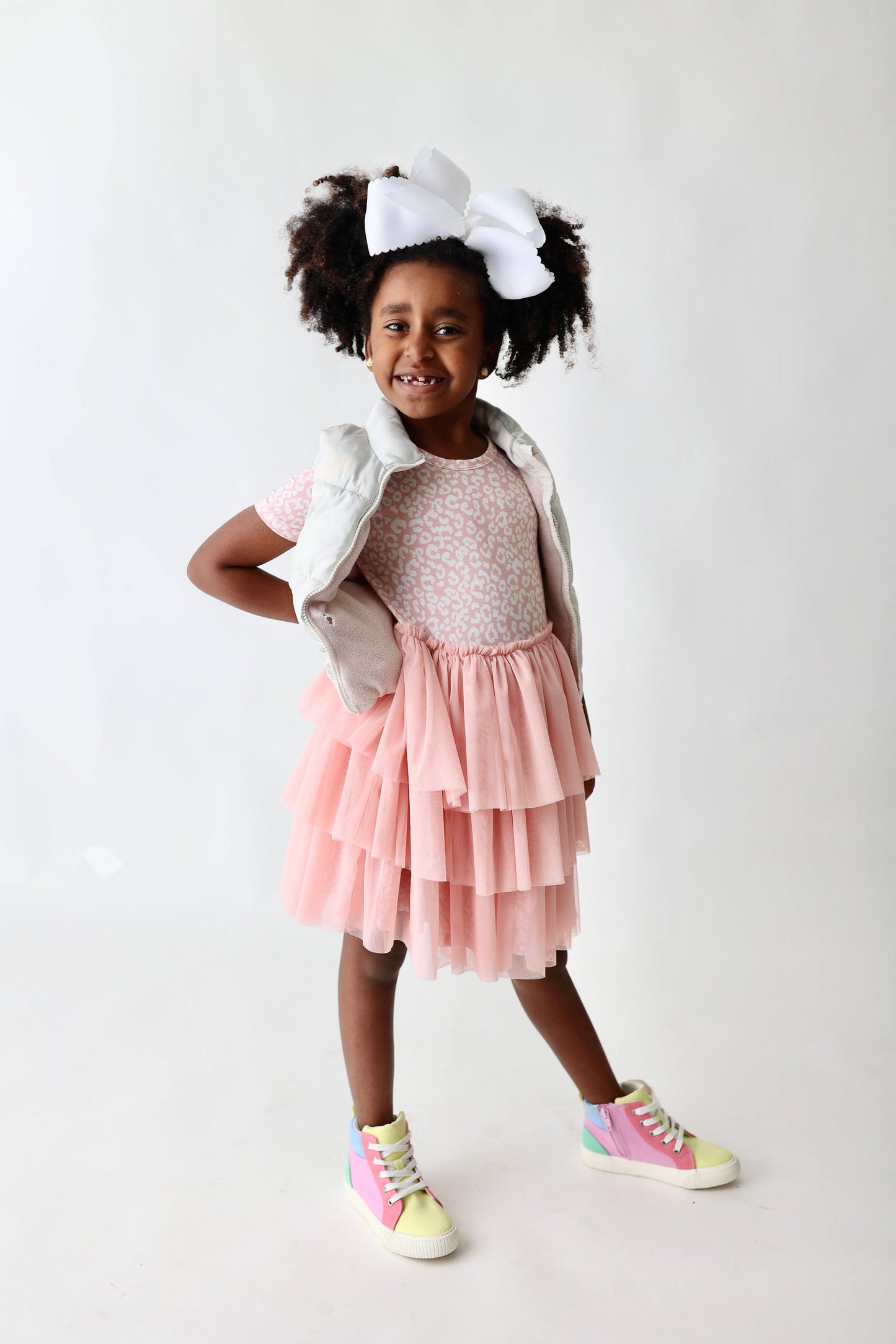 BLUSHING LEOPARD DREAM TUTU DRESS