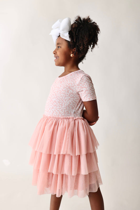 BLUSHING LEOPARD DREAM TUTU DRESS