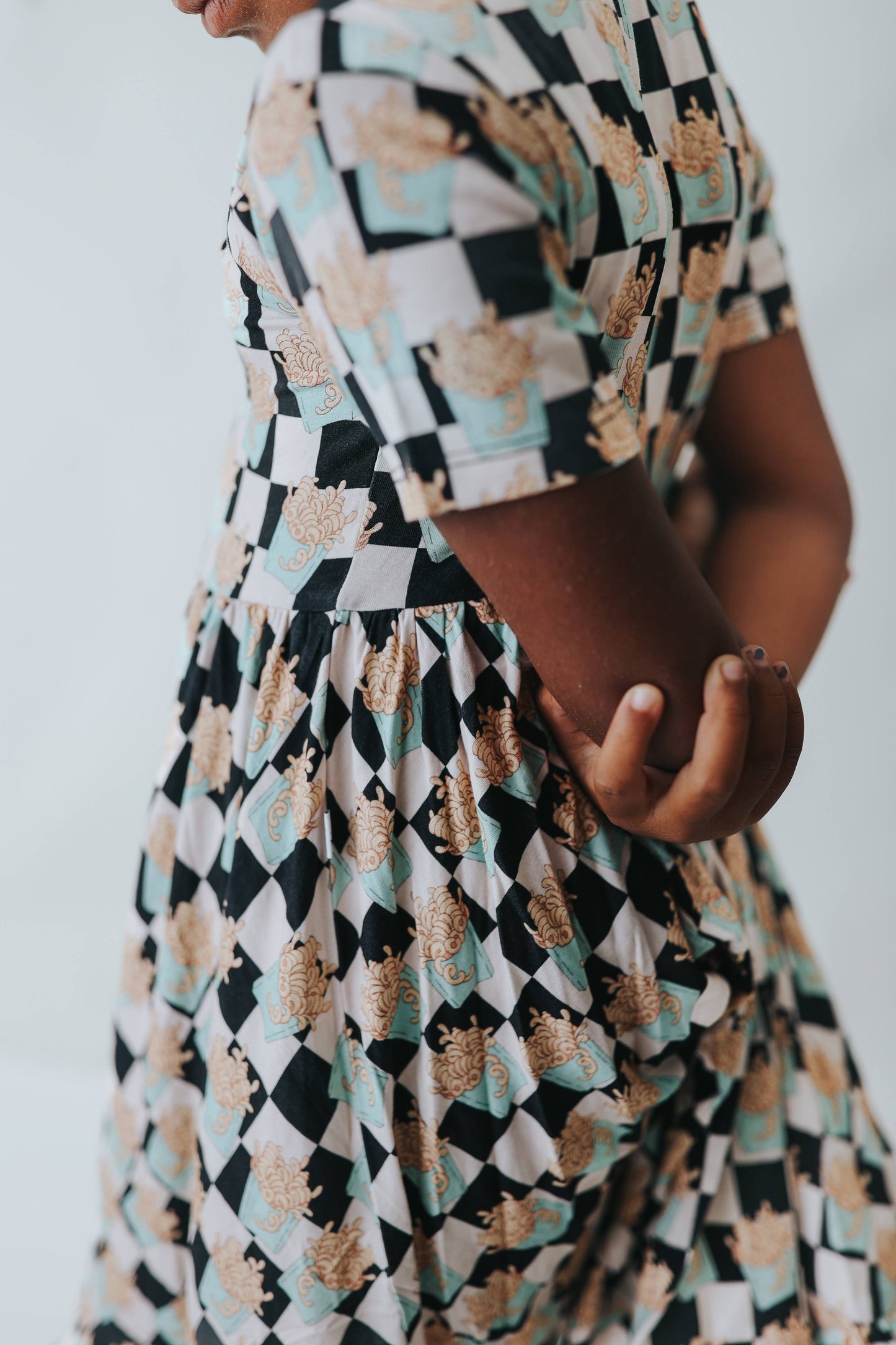 CURLY FRIES DREAM RUFFLE DRESS