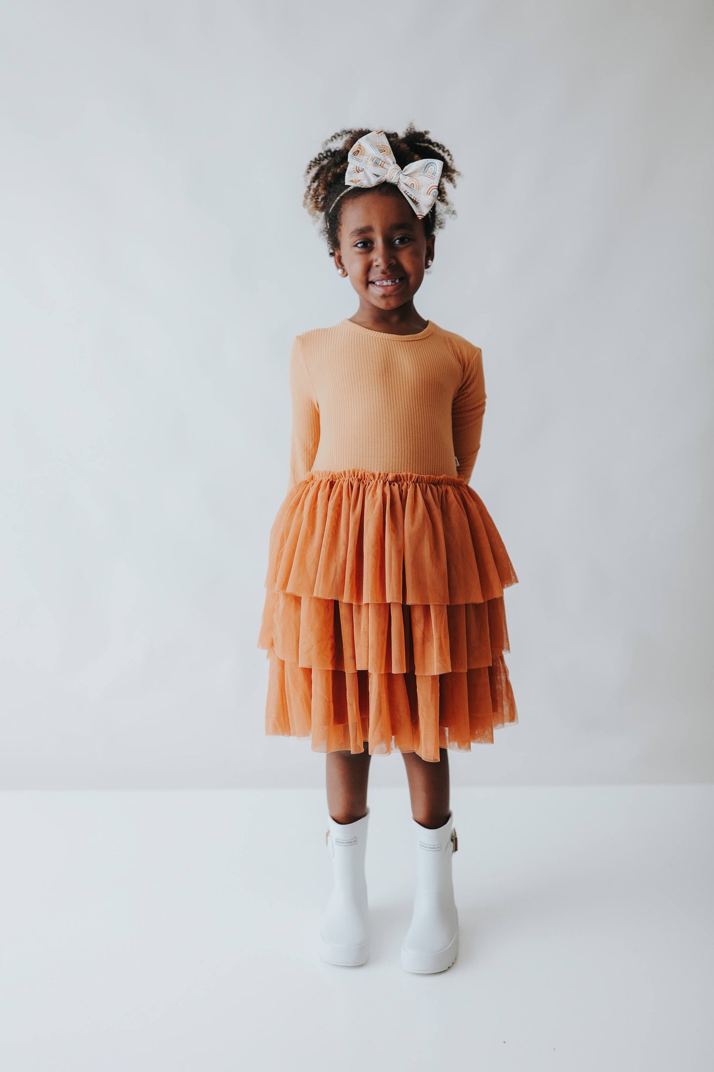 PUMPKIN RIB DREAM TUTU DRESS