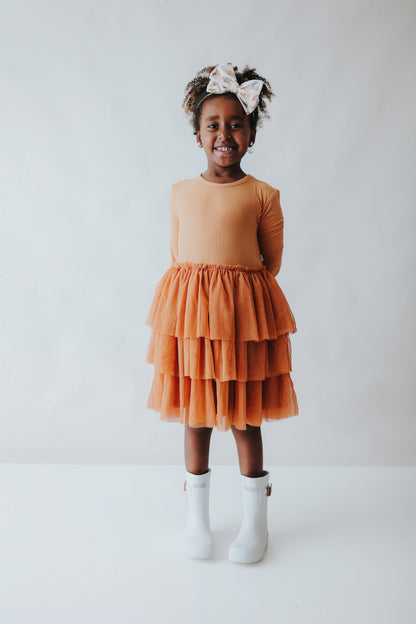 PUMPKIN RIB DREAM TUTU DRESS