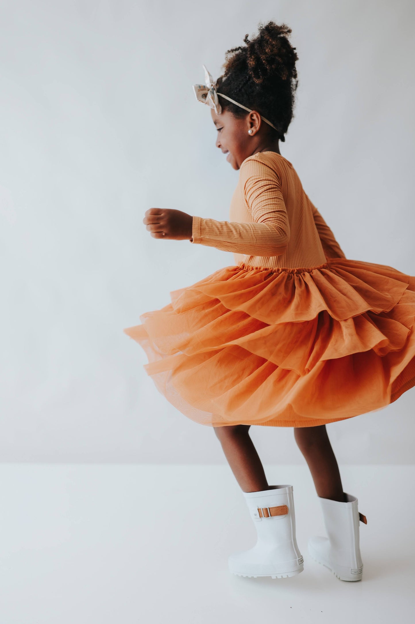 PUMPKIN RIB DREAM TUTU DRESS