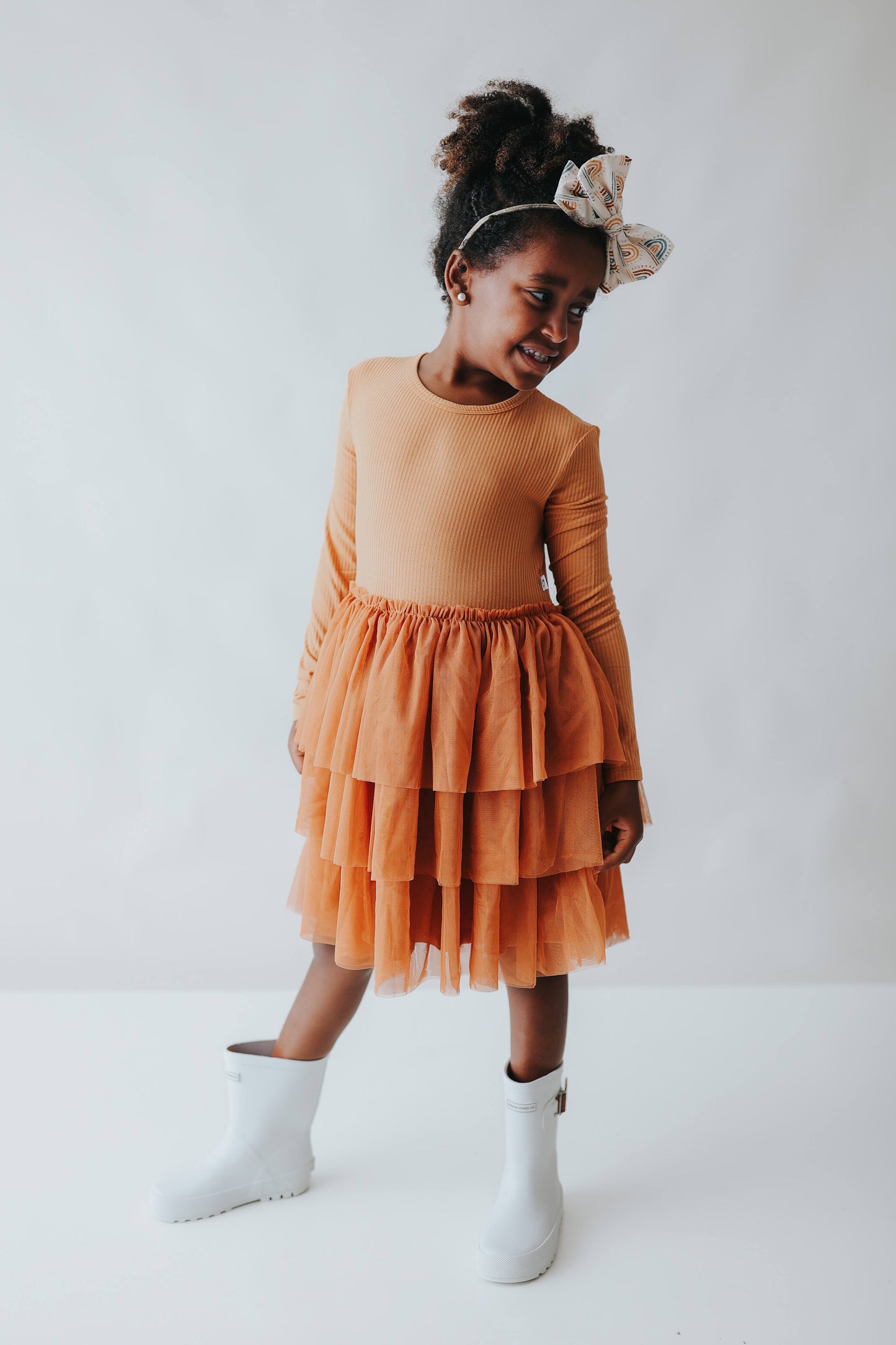 PUMPKIN RIB DREAM TUTU DRESS