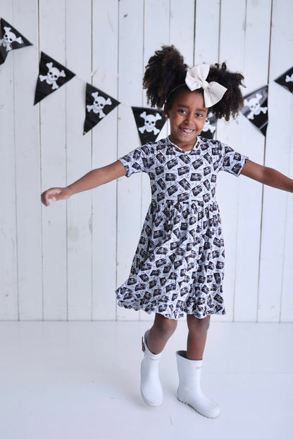 PIRATE CREW DREAM RUFFLE DRESS