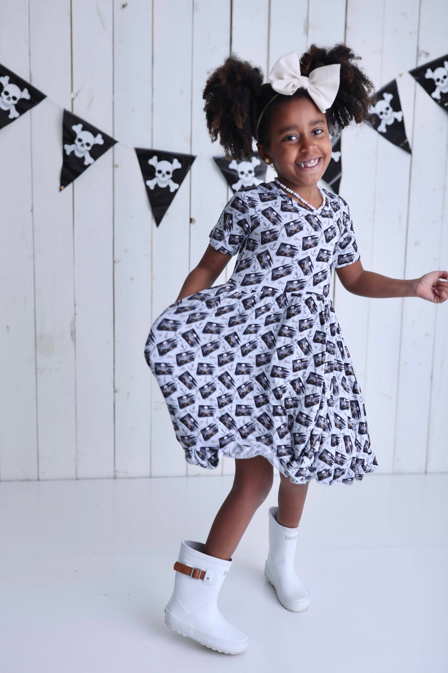 PIRATE CREW DREAM RUFFLE DRESS